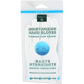 Earth Therapeutics Moisturizing Hand Gloves Solid Color - White (1 Pair)