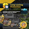 32oz Concentrated Ultra Black Mulch Dye with Gloves, Liquid Rubber