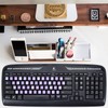 2 Pcs English Keyboard Letter Stickers,Universal English Computer Keyboard Replacement