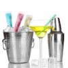 100pcs/Pack Plastic Sicles Freezer Bags Ice Cream Making Mould DIY