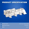 MITZONE Upgrade Aluminum Valve Covers Left and Right Compatible with