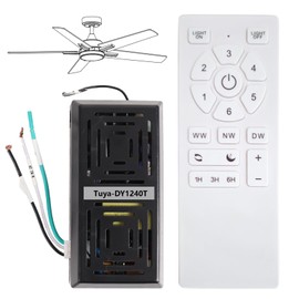 SODSEA Smart Alexa Ceiling Fan Remote Control Kit, Replacement for Indoor Outdoor Ceiling Fan with Light-1240 (Tuya-Remote-52in)