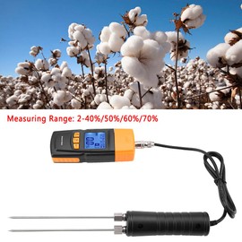 Garsent Moisture Meter for Wood, GM620 Digital Moisture Detector for Wood or Building Materials with LCD Display -10-60°C