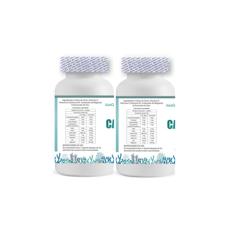 DUO de Calcio de Coral con Vitaminas & Minerales 120