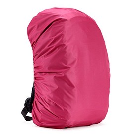 Silfrae Waterproof Rucksack Cover Backpack Rain Cover 30L-100L for Travel Climbing Hiking (Pink, 70L-80L)