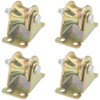 4 PCS Heavy Duty Gate Wheels Rigid Track Pullyes,Colored Steel