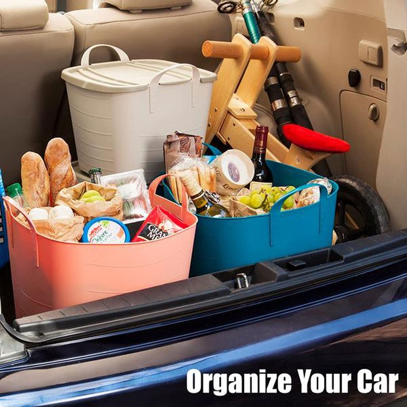Life Story Flexible Tub Basket 25 Liter/6.6 Gallon Plastic Multifunction