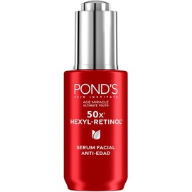 POND'S Sérum Facial Age Miracle Ultimate Youth con Hexyl-Retinol para una piel más firme, luminosa y joven, disminuye las líneas de expresión y las manchas 30 ml