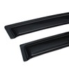Lightronic WV94847 Outside-Mount Side Window Visor Deflector Rain Guard, Dark