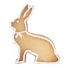 Staedter Sitting Rabbit Cookie Cutter, Silver
