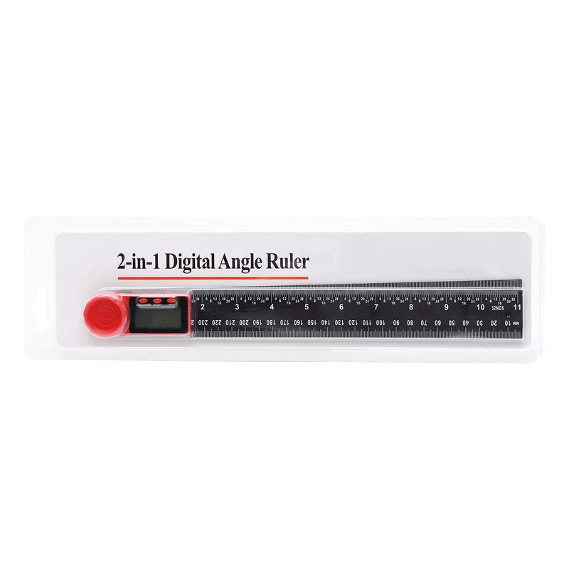 TOPWAY Digital Angle Finder 12 Inch 300mm, Carbon Fibre 0-360°