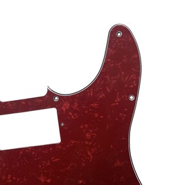 Dopro 8 Hole Tele Guitar Humbucker Pick Guard for USA/Mexican FD Telecaster Red Pearl
