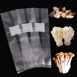 KroY PecoeD Pack of 20 32 x 50 cm Mushroom Spawn Grow Bags, Durable Bags with Filter, Tear-Resistant and Strong, for Mushrooms, Mushrooms, Grains (32 x 50 cm)
