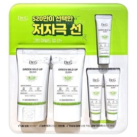 Dr.G Green Mild Up Sun Cream 50ml x 2 + 10ml x 3 Set / Dr.G 그린 마일드 업 선크림 50ml x 2개 + 10ml x 3개 세트