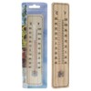 Wooden Wall-Mounted Garden Thermometer | Indoor & Outdoor Patio Thermometer