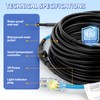 TOPDURE 120V 15FT Self-Regulating Pre-Assembled Water Pipe Heat Cable for