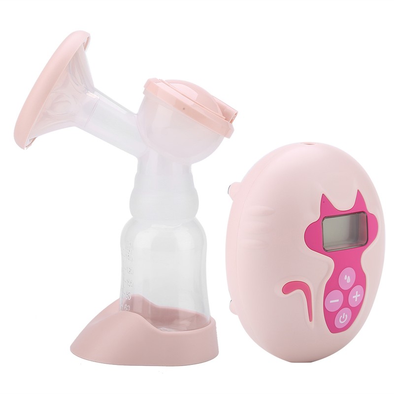 Single Electric Adjustable Suction Breast Pump Automatic Baby Breastfeeding Set