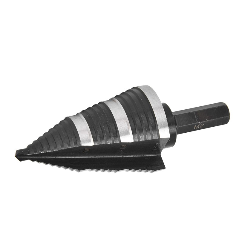 3/16 to 1‑3/8in Step Drill M2 High Speed Steel Nitrided