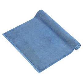 herzbach home PURA Premium Bath Mat 60 x 90 cm Extra Large 100% Cotton Extra Soft Bath Mat Colour: Blue