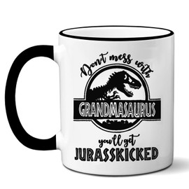 Gifts for Grandma mugs Funny Grandma Gift Grandmasaurus Cup Grandma Birthday Gifts Mothers Day Gifts for Grandma from Grandkids Grandma Gifts Grandma Mugs from Grandchild Grandma And Grandpa Mugs 11oz