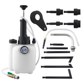 Bicos 3L Transmission Fluid Pump Manual Transmission Oil Pump/Oil Filling Filler System Tool with 12pcs Adapters Fluid Transfer Pump