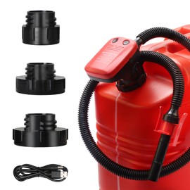 PUMPTOR Fuel Transfer Pump Rechargeable Gas Pump For Gas Can Automatic Stop Gas Transfer Pump
