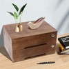 BRICZUNA 15.75 * 11 * 8.66in Desktop Storage Cabinet with