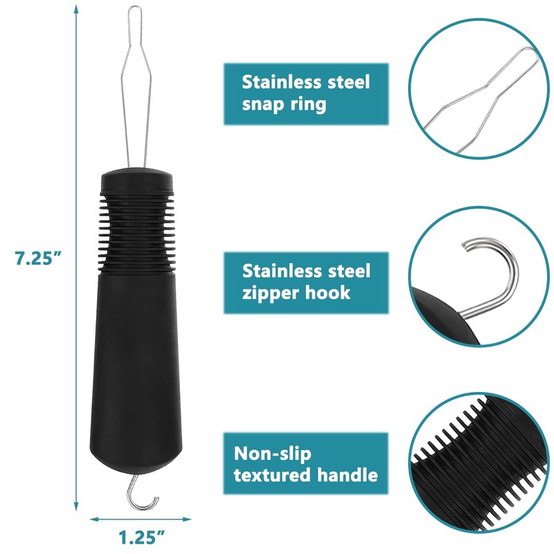 1 Piece Arthritis Button Hook, Dressing Aid Button Hook, Bandage