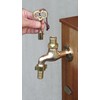 Kakudai 742-005 Sintu Plated Shared Faucet Key, Antique Style Shared