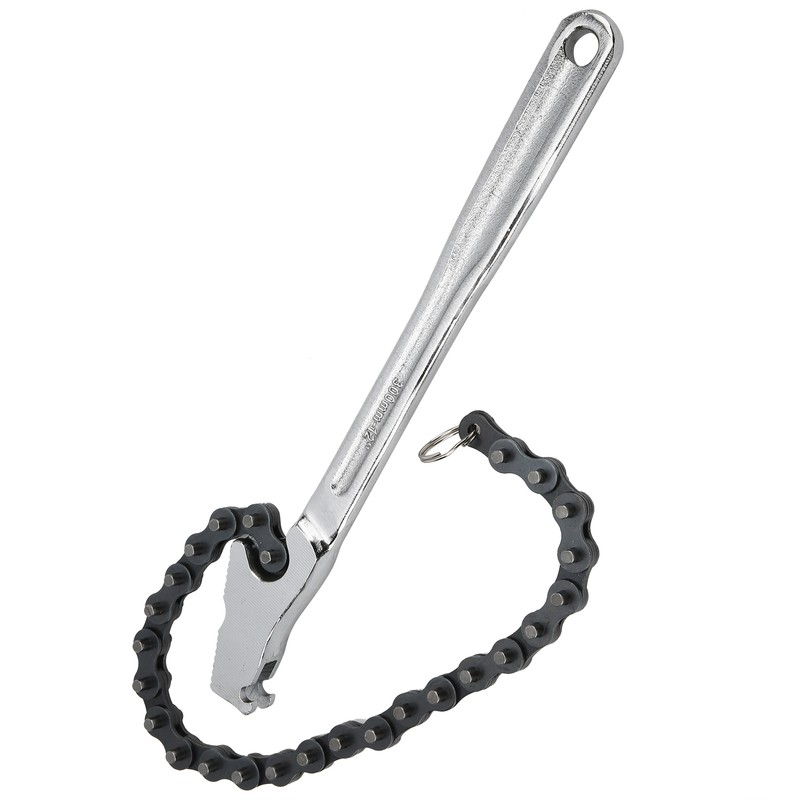 Chain Wrench High Hardness Surface Polished ChromePlated Chrome Vanadium Steel