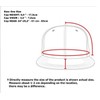 4sold ABC Letter Snapback Cap in Black/White with Letters A