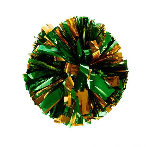 PUZINE 2pack 12" Cheerleading Pom Poms with New Handle for Team Spirit Sports Dance Cheering Kids Adults