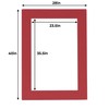 24x36 Mat for 28x40 Frame - Precut Mat Board Acid-Free