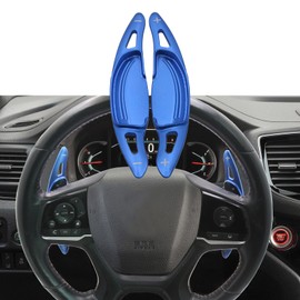 sumaikeji Aluminium Steering Wheel Shift Paddles Extension for Honda Odyssey/Passport/Pilot/Ridgeline Steering Wheel Accessories（Blue）