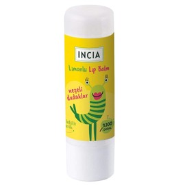 INCIA Kids Moisturising Natural Lemon Lip Balm with Shea Butter 6g