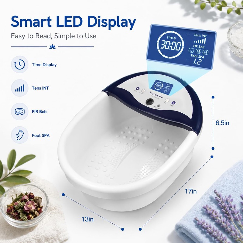Ionic Foot Bath Detox Machine, Portable Ionic Detox Foot Spa