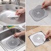 10 Filtros Multifuncionales Silicona para Desagüe Ventosa Coladera Drenaje Captador