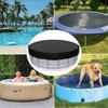 Summer Pool Cover, Garden Swimming Pool Dust Cover with Drawstring,