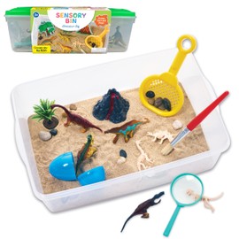 Creativity for Kids Creativity for Kids Sensory Bin: Dinosaur Dig - Toddler Sensory Toys, Sensory Bin Filler and Toddler Activities for Boys and Girls, Dinosaur Toys for Kids Ages 3-5+