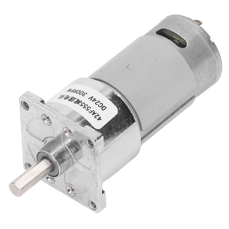 DC24V Gear Motor Self Locking Worm Speed Reduction Motor with