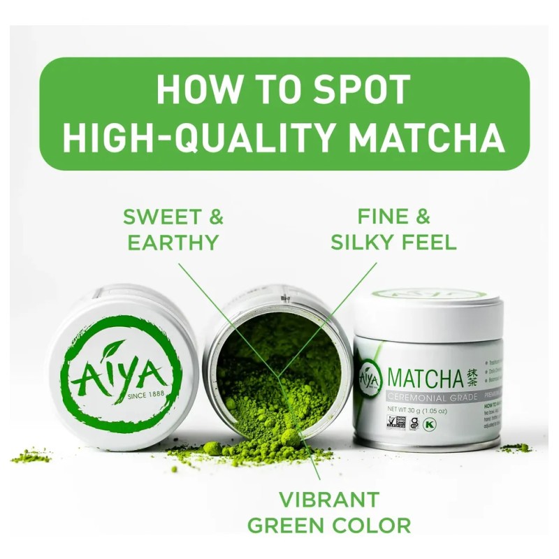 Aiya Since 1888 Té Verde Matcha En Polvo Aiya 30