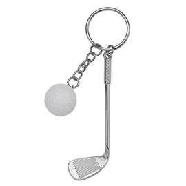 Fuerxy Mini Ball keychain, Sport Ball Theme Key Chains for Backpack Charm Keychains Accessories Ball Gifts for Men Fans (Golf)