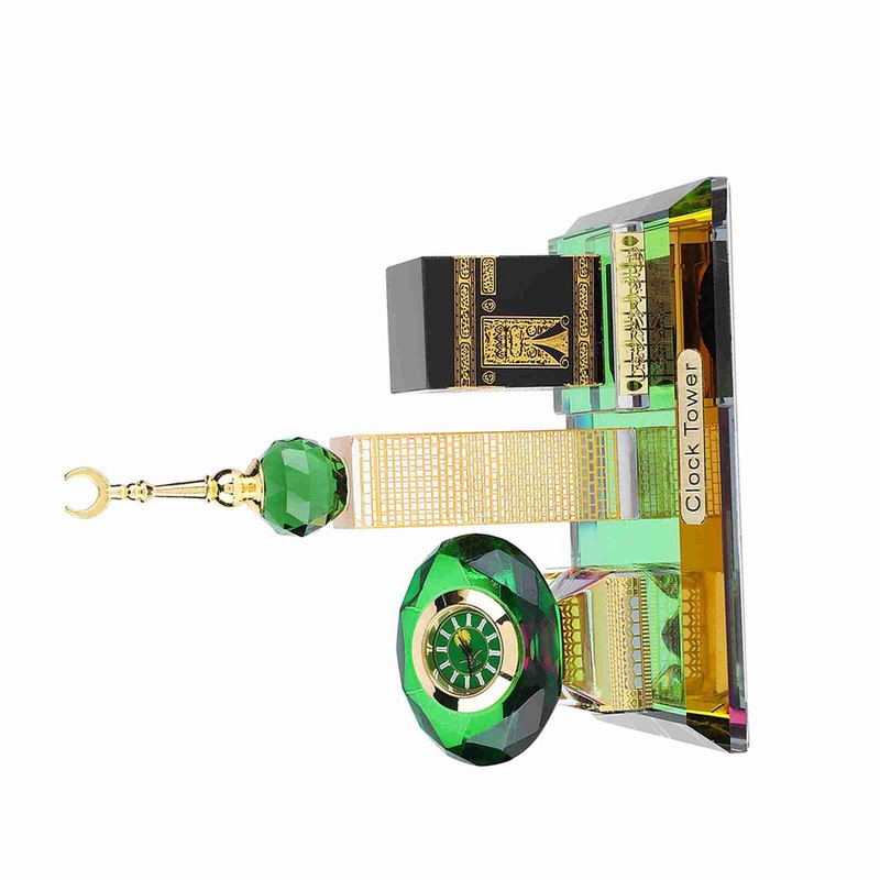 Muslim Kaaba Clock Tower Model Islamic Architecture Handicrafts Souvenirs Home