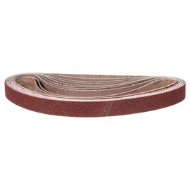 CoCud 1-1/8 x 21 Inch Sanding Belt, 10 Pcs 40 Grit Knife Sharpener Belts Work Sharpening for Belt Sander Knife Carving Tool Metal Working