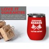 Tattoo Artist Red Wine Tumbler 12oz - Bdss Tattoo Artist