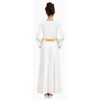 Sanmsoner White Praise Dance Dresses for Women Long Sleeve Liturgical
