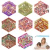 Limvoo 8PCS New DIY 3D House Stickers，Creative Stickers Scene ，Cute