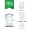 FORID 13 Gallon Trash Bags - Clear Plastic Garbage Bag