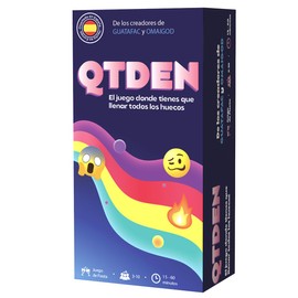 GUATAFAC Board Games - QTDEN - The Most Irreverent Game - Gift Idea - 480 Cards in Spanish - Fun and Laughs