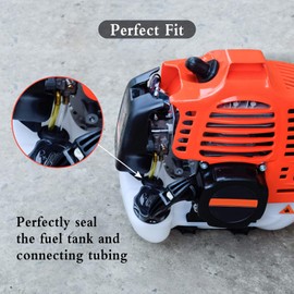 10 PCS Fuel Grommet Rubber Strimmer Petrol Tank Grommet Universal Petrol Fuel Pipe Grommet Tube Seal Kit for Brush Cutter Trimmer Lawn Mower Shears Prune